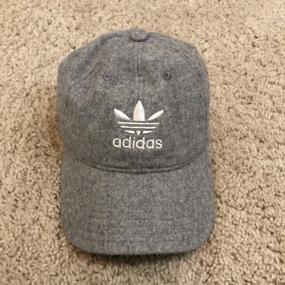 Gray Adidas hat